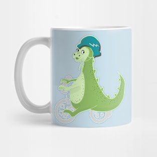 Cute Dinosaur on Trike Mug